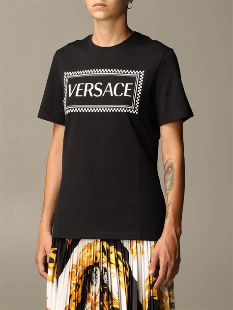 black t shirt versace|authentic Versace shirts.